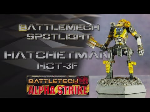 BattleTech BattleMech Spotlight - Hatchetman 3F - Inner Sphere Medium Mech