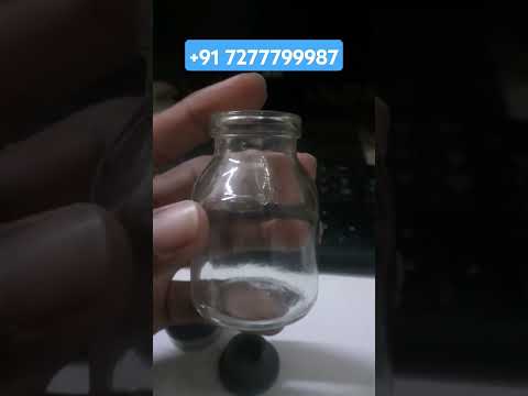 50ml infusion / saline glass bottle 32mm neck