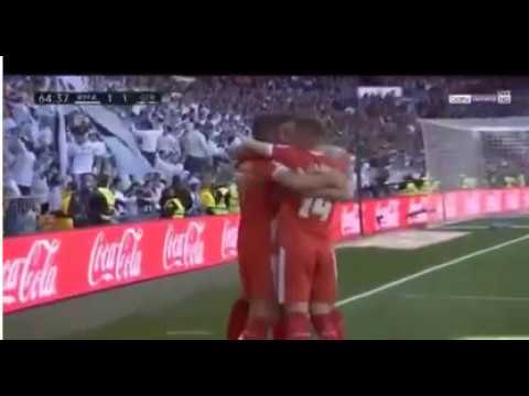 GOL DE STUANI DE PENAL GIRONA 1- REAL MADRID 1.....!!!!!