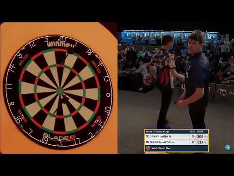 ZULRIZAN VS DANNY. WINMAU WORLD OPEN. MEN. ROUND 5.