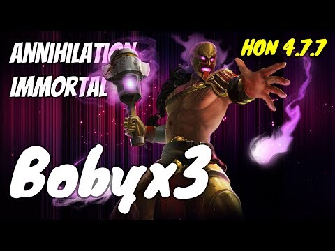 HoN Pro Berzerker Gameplay - Bobyx3 - Immortal