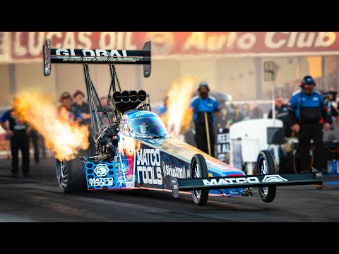 NHRA Behind the Scenes - A plane hit their scoreboards so they had to lower them!?