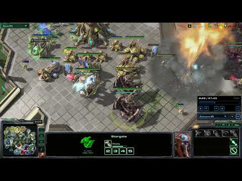 SC2 4v4 Nukes