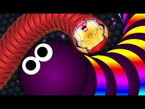Slither.io - Fat Snake Vs HulkBuster Skin Epic GamePlay - Epic Skin Slither.io Best Gameplay