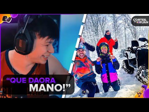 ARUAN REAGE: ALUGUEI QUADRICICLO DE NEVE PARA MEUS AMIGOS (THIAGO REIS) - Cortes do Aruan