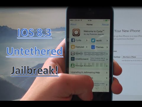 NEW Official iOS 8.3 TaiG Untethered Jailbreak Install | Full Tutorial!