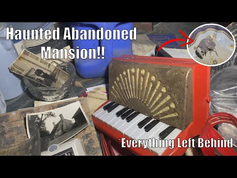 Haunted Abandoned Mansion - STRANGE THINGS HAPPENED!