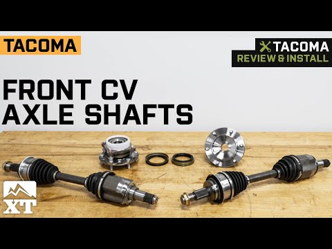 2005-2015 4WD Tacoma Front CV Axle Shafts and Hub Assembly Set Review & Install