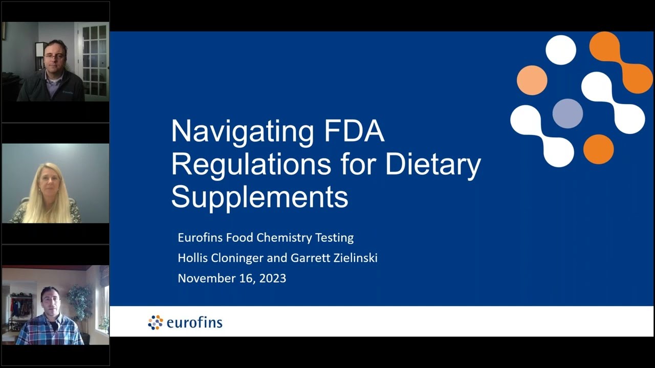 Navigating FDA Regulations for Dietary Supplements