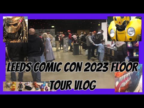 Leeds comic con 2023 floor tour
