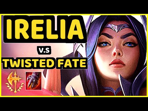 SKT T1 FAKER (IRELIA) vs TWISTED FATE - MID CHALLENGER GAMEPLAY - KR
