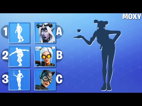 Guess The Dance And Skin #7 - Fortnite Challenge By Moxy