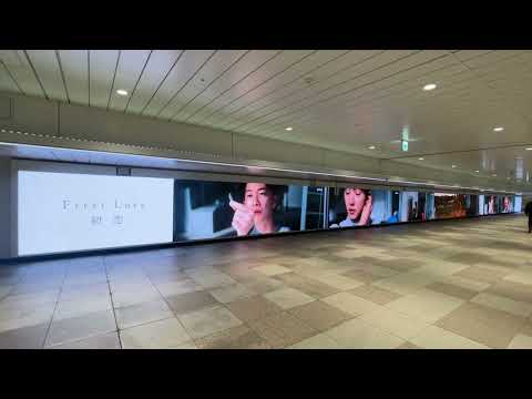 【新宿】JR東日本 新宿ウォール456 First Love 初恋 #netflix  #初恋