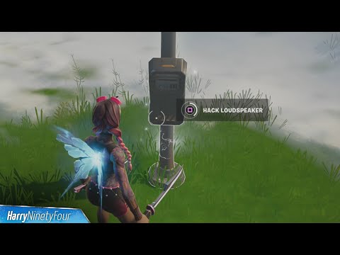 Hack IO Loudspeakers Locations - Fortnite
