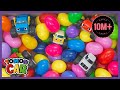 Learn The Names Of Color With Tomoncar Friends Surprise Egg Play In A Toy Box Tomoncar World