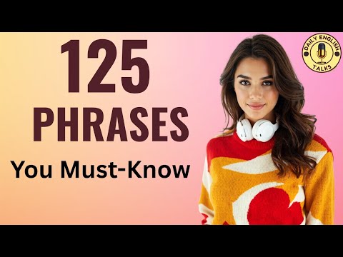 125 English Phrases for Daily Conversations | Everyday English Speaking & Listening Practice