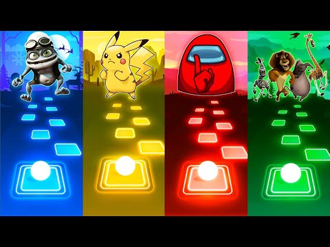Crazy Frog vs Pikachu vs Among Us vs I Like To Move It - Tiles Hop EDM Rush
