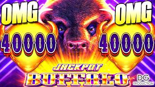 🚨OMG🚨BIG WIN DOUBLE UP JACKPOT BUFFALO SLOT MACHINE REVEAL LAS VEGAS GRAND CASINO GAME WOW EL CORTEZ