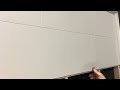 Dumaclip V-groef wand- en plafondpaneel 120x25 cm 2,4m² 10mm grijswit 8 stuks | video 1