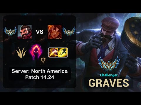 Graves Jungle vs Taliyah - NA Challenger - Patch 14.24