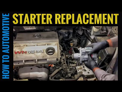 How To Swap Out A Starter On A Toyota Sienna With The 3.3l Engine