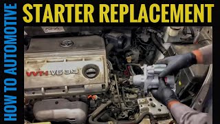 How To Swap Out A Starter On A Toyota Sienna With The 3.3l Engine