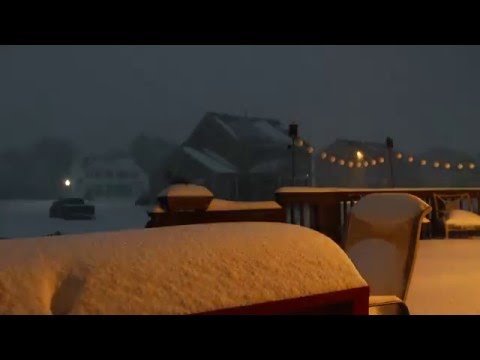 Winter Storm Jonas Time Lapse