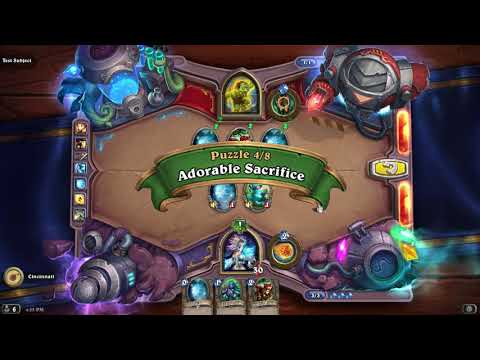 GUIDE: Test Subject #362 Boomsday Puzzle Lab Mirror Solutions / Answers - FAST (Hearthstone)