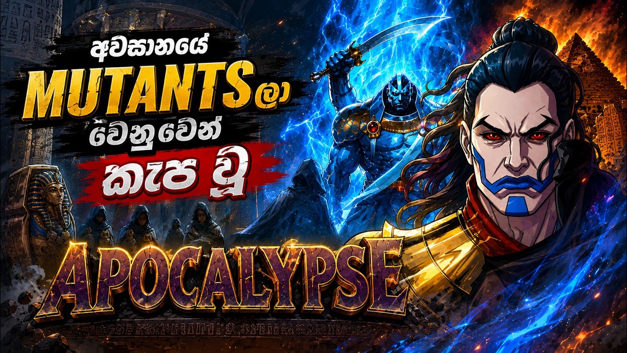 Marvel හි බලවත්ම Mutant? Apocalypse ගේ සම්පූර්ණ කතාව | Apocalypse Sinhala Review