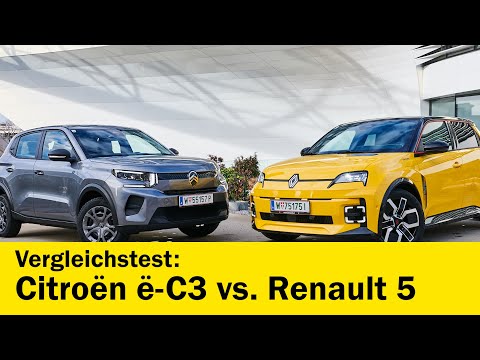 Citroën ë-C3 vs. Renault 5 E-Tech in a comparison test | ÖAMTC auto touring