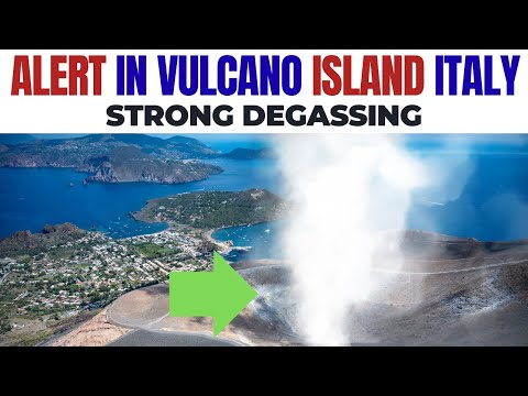 ALERT IN VULCANO ISLAND ITALY. STRONG DEGASSING. PUT EXPERTS ON ALERT