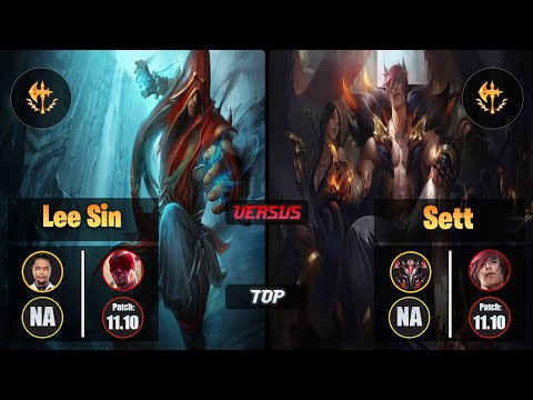 Impact LEE SIN (Top) [Conqueror] VS SETT - Grandmaster NA Patch 11.10