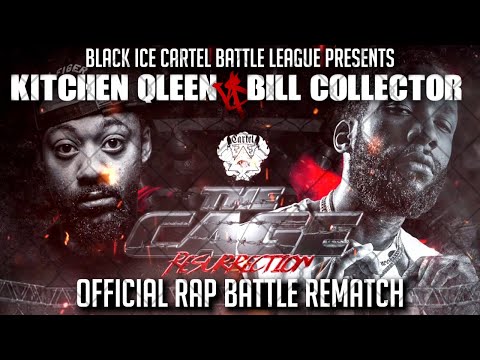KITCHEN QLEEN VS BILL COLLECTOR || REMATCH RAP BATTLE || THE CAGE || BLACK ICE CARTEL #BattleRap