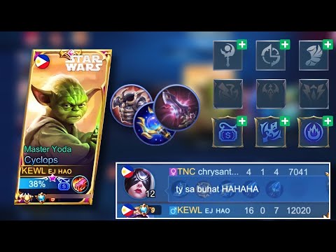 CYCLOPS USER YOU MUST TRY THIS BUILD ( NO CUT ) - MLBB