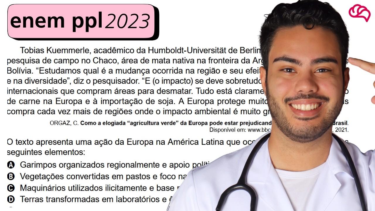 Resolução em Vídeo — Questão 50 ENEM 2023 PPL