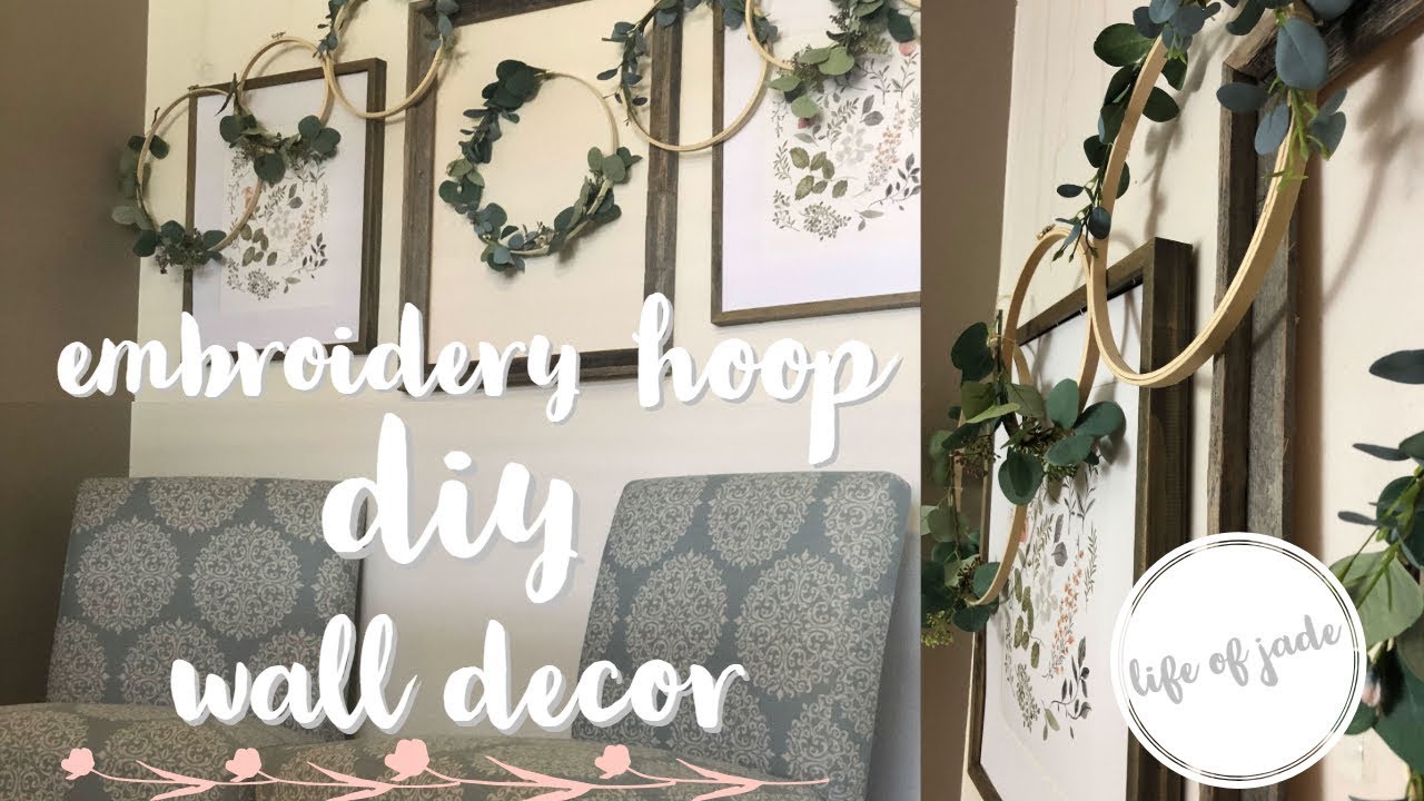 How to Make an Embroidery Hoop Wall (No Glue Required)