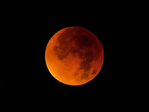 Mondfinsternis mit Blutmond 2015 [HD]