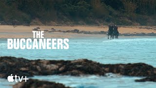 Apple TV+ The Buccaneers — Guy and Nan on Horseback