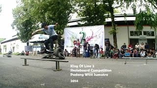 preview picture of video 'King of Line 2 (Skateboard Competition in Padang West Sumatra 2014)'