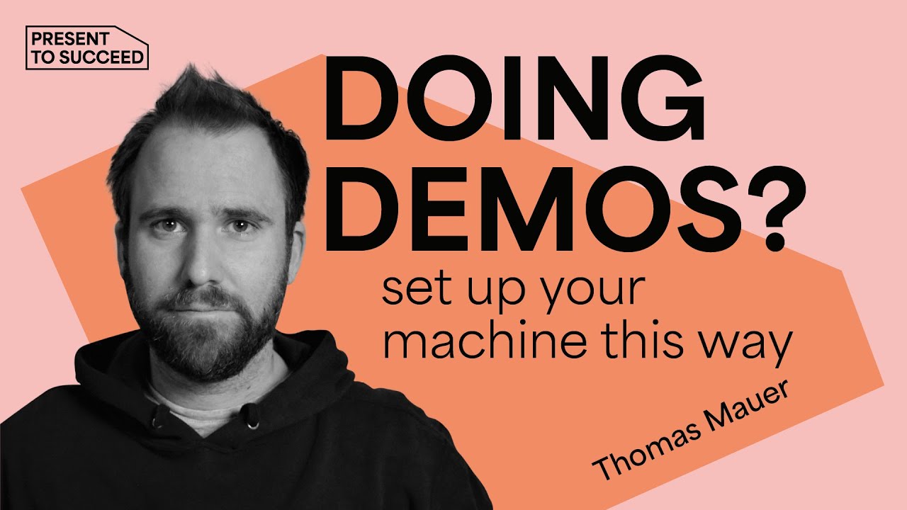 Mastering Tech Presentations | Present to Succeed 2022 Session by Thomas Maurer