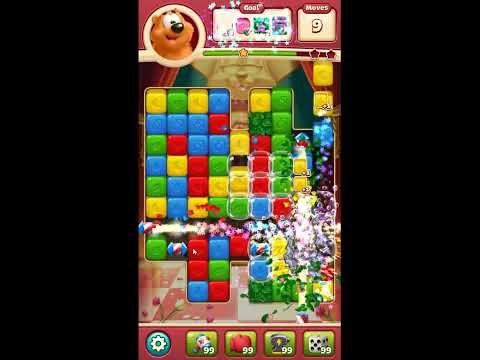 Toon Blast Level 6195 - NO BOOSTERS 🐻🐺🐱 | SKILLGAMING ✔️