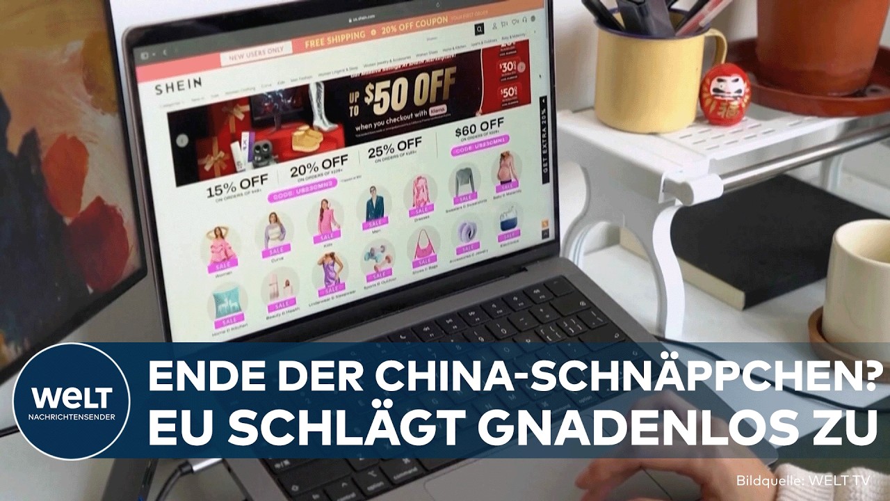 SHOPPING-HAMMER: Shein, Temu und AliExpress geschockt ‒ Neue EU-Paketgebühr gegen China-Schnäppchen
