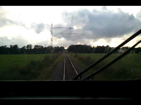 SJ X2000 förarhytt, genom Grästorp