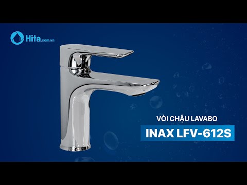 INAX - 單槍亮面 / 電鍍鉻色面盆龍頭 - LFV-612S