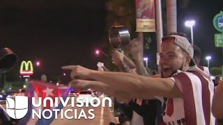 Hialeah celebra con cacerolas y vítores la muerte de Fidel Castro