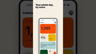 Track Your Macros by Voice — TrakMac for iOS (Say It, Log It, Done)
