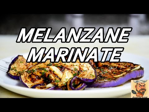 MELANZANE MARINATE un ottimo antipasto o un contorno squisito, semplici e veloci, farai un figurone.