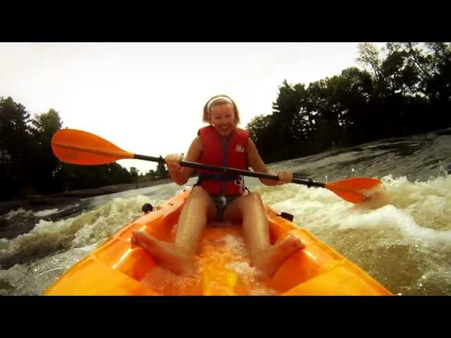 Sit-On-Top Kayaks in Whitewater Rapids = Dangerously Fun