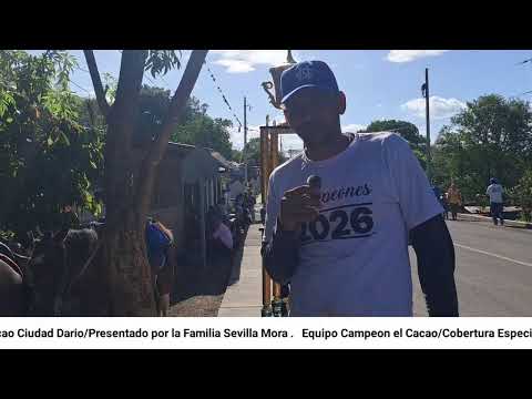 Desde el Cacao Ciudad Dario Esperando el Campeón Equipo del Cacao
