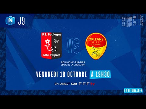 J9 I US Boulogne CO vs US Orléans en replay (3-0) I National FFF 2024-2025